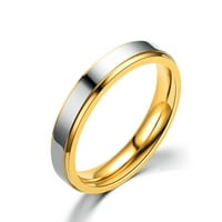 Gofj Fashion Lover Parovi Žene Titanium čelični angažman vjenčani prsten nakit