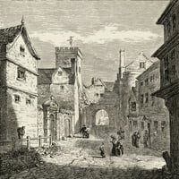 Sjeverna vrata i Bocardo, Oxford, Engleska, gdje su se latimer, Ridley i Cranmer održavali u 1550-ima