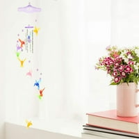 Xinqinghao Star Witre Chime Bacper WIND CHIME CHIMES VANJSKI DRVENI UKLJUČINI VRTNI POKLONI GOFTS PURPLE