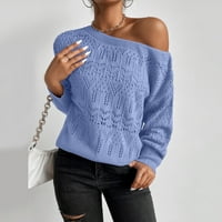 Advoicd džemper od bundeve Žene turtleneck dugih ležernih rukava Ležerne prilike sa labavim prevelikim