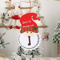Odbrojavanje Snowman Santa Claus do Božićnog kalendara Novi privjesak dekor