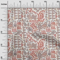Onuone pamuk cambric breskva tkanina etničkog bloka DIY odjeća za preciziranje tkanine za ispis tkanine sa širokim dvorištem