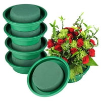 Cvjetne pjene okrugle zdjele DIY Cvjetni aranžman komplet Zeleni okrugli mokri cvjetni blokovi pjene za dekor vjenčanja