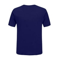 Qwertyu kratki rukav Top Suncokretoročni majice za skinute za žene Night Crew majice za žene koje se nose sa gamašima Žene Obuci i bluze plavi s