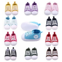Dječji dječaci Djevojke cipele Toddler platneni tenisice za novorođenčad mekane jedinice Novorođenče prve šetnje cipele