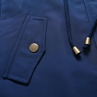 Viadha ženski puffer podstavljeni kaput zimska čvrsta boja zadebljani plišani pamučni kaput pamučna