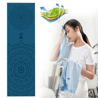 Prijenosni dvostruki sloj tiskani joga ručnika za brzo sušenje pilates ručnici