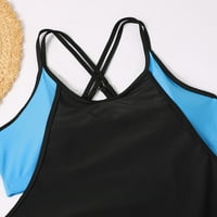 Utoimkio ženski kupaći kostimi visokog struka setovi seksi Crisscross kupaći odijela za žene ljetne