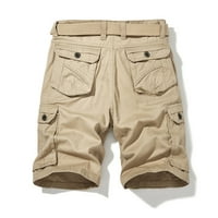Muški teretni kratke hlače Multi džepovi Ljeto opušteno fit lagane vanjske kratke hlače