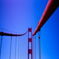Kablovi ovjesa Zlatni kapijski most, San Francisco, Kalifornija, SAD Print