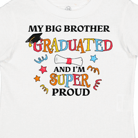 Inktastic moj veliki brat diplomirao je i sam super ponosan poklon dječaka majica malih majica ili majica mališana
