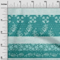 Onuone pamučni dres talene zelene tkanine azijska blok tkanina za šivanje tiskane ploče za obnarenje