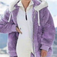 Vivianyo HD žene za kapute na prodaju na prodaju i čišćenje Žene plus size Zimska topala plišana sa
