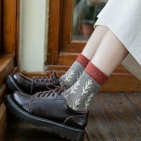 Clearance ispod $ cotonie zimske žene čarape srednje cijevi čuvaju tople slatke vunene čarape