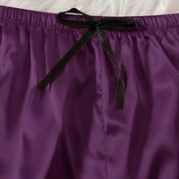 Žene plus veličina seksi donje rublje svilena haljina satena ogrtač četverodijelni set za spavanje pidžama