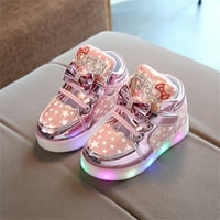 BHXTENG Svjetlosne cipele treperi prozračne tenisice svjetlosne casual cipele za djecu
