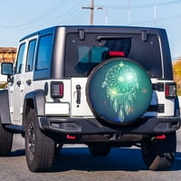Rezervni poklopac guma Kaktus i bikovni lubanji kotač na kotačima Vodootporni UV zaštićeni od prašine UVE Sun Universal Fit za Jeep Trailer RV SUV kamion i mnoge vozilo