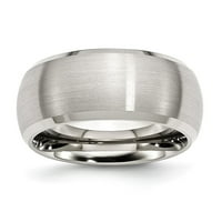 Bijeli prsten od nehrđajućeg čelika za vjenčanje