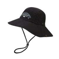 Outdoor Boonie Hat široki napitak za pljusak za pjevanje za muškarce Žene Vodootporan Široka rupa kašika Boonie Hat za ribolov planinarenje Vrtna plaža crna