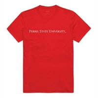 Republic 516-301-R58- Ferris Državni univerzitetski univerzitetski institucionalni majica, Crvena - velika