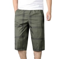 Hwmodou muške teretne hlače Solidne kolorske proljeće Ljeto Trendi Ležerne prilike prozračne jednostavne muške hlače za muškarce za muškarce