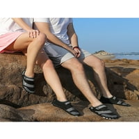 Avamo žene Muškarci Vodene cipele klizne na aqua čarape surfanje plaže cipele za cipele stanovi joga atletika Brzi suhi bosonogi crni 8.5