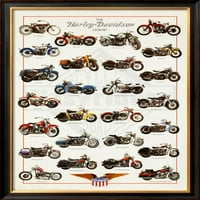 Harley Davidson Legenda uokvirena poster Wall Art Prodano od strane Art.com