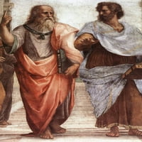 Galerija Poster, Platon i Aristotel u Raphaelu fresku, Škola Atine