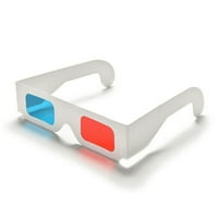 Modne filmove naočale 3D kartonske naočale Univerzalne anaglif 3D naočale