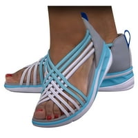 Sandale široke širine za žene za žene ženske sandale na kliznim cipelama Ležerne modne elastične nožne