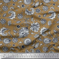 Soimoi pamučni dres tkanine Paisley & cvjetna umjetnička ispis tkanina od dvorišta široka