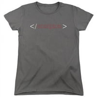 TREVCO Scorpion & logotip kratkih rukava pamučna majica, drveni ugljen - veliki