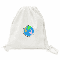 Cherish Earth Protect Art Deco modni ruksak platnena mreža za ponovnu upotrebu za višekratnu torbu za višekratnu upotrebu