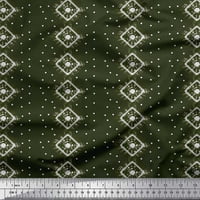 Soimoi Rayon tkanina Dot & Geometrijska kravata-boja Ispiši šivanje tkanine široko