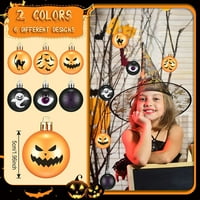 Halloween Ball Ornamenti viseći ukrase bundeve Halloween stablo oprema bundeve bat pauk Web Halloween