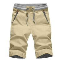 Wendunide kratke hlače za muškarce Ljetne hlače od solidnih boja džepovi nacrtaju looselinen casual sportske vezene ručice ravne hlače za muškarce