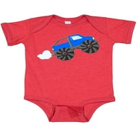 Inktastična plava čudovišta Truck Action Gift Baby Boy ili Baby Girl BodySuit