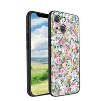Floral-telefonska futrola, deginirana za iPhone Case Muške žene, fleksibilan silikonski udarni futrov za iPhone 13