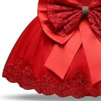 Lolmot 1-5t Toddler Haljine za princeze za djevojke Ljeto Slatka rukava bez rukava Bowknot Tutu Party