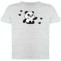 Sweet Funny Panda Crtani majica Muškarci -Image by Shutterstock, Muškarac Veliki