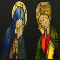 Djevica i sveti John, od raspeća za poster ispis nepoznatog nepoznatog