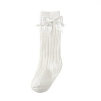 Sweet Bow Socks za djevojčice za dijete Proljeće Jesen pletene princeze čarape za zabavu za vjenčanje