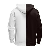 Cuhas Winter Hoodies za muškarce Sportski džemper modni kontrastni džemper u boji Clush Ležerne prilike
