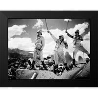 Hollywood Photo Archive crni moderni uokvireni muzej umjetnički print pod nazivom - Cary Grant - Gunga