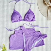 CLLIOS WOMENS kupaći kostimi visokog struka brazilskih kupaćih kupaćih kupaćih kostimi i pukotina sa