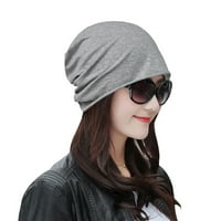 MAFYTYTPR Ljetni sunčevi šeširi za žene, ženska solidna boja elastična jednoslojna kapu s kapuljačom noćna kapa glava za glavu noćna kapa