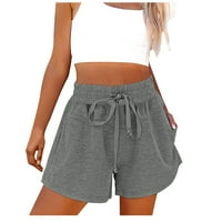 Ženske zveške kratke hlače Ležerne ljetne atletičke jogging elastične kratke hlače visoki struk Comfy