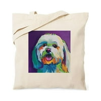 Cafepress - Dash The Pop Art Dog Tote tote - prirodna platna torba, Torba za trbuhu