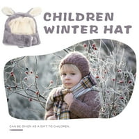 Zimska dječja plišana šešir Predivna djeca zimsko uho pokrivač za toplo čuvanje šešira