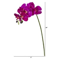 28 Orhideja falaenopsisa umjetna stabljika cvijeta